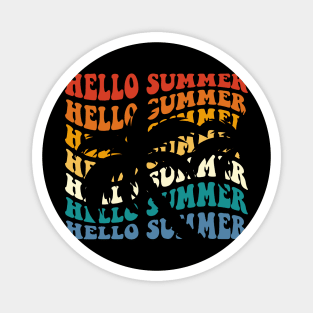 Hello Summer T Shirt For Women Men Magnet